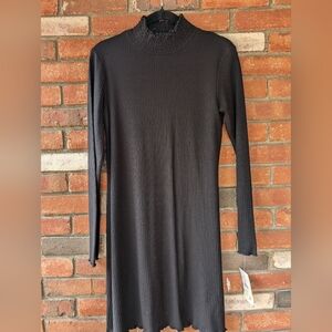 💥💥💥 Sale Women's ribbed mock turtleneck long sleeve dress.